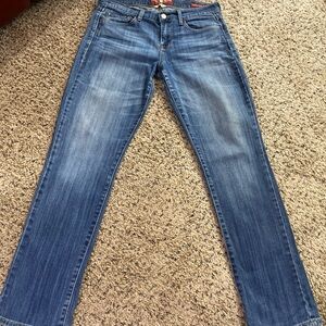 Lucky Brand Women's Sofia Straight Leg Blue Jeans